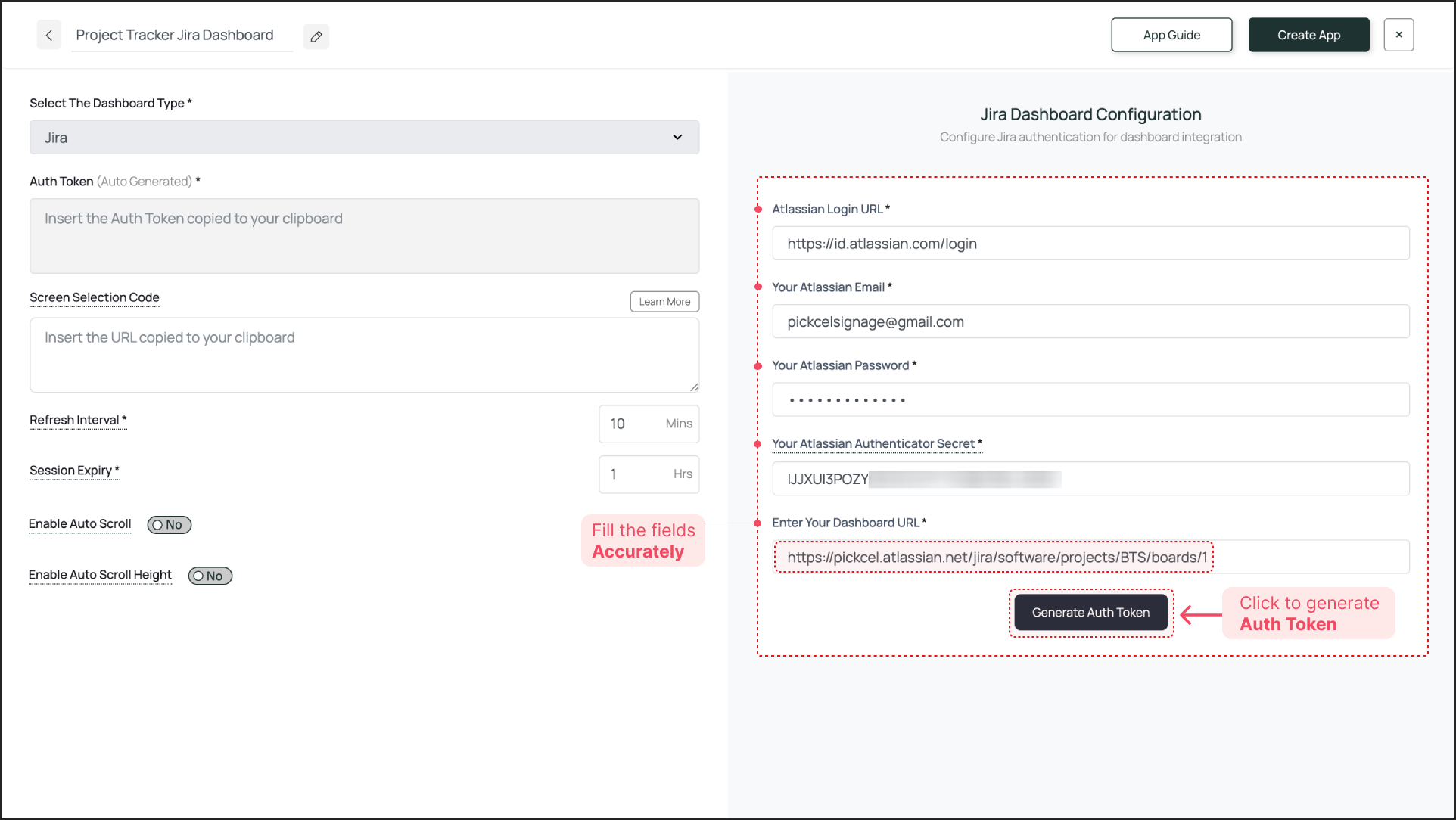 Jira Dashboard Fields